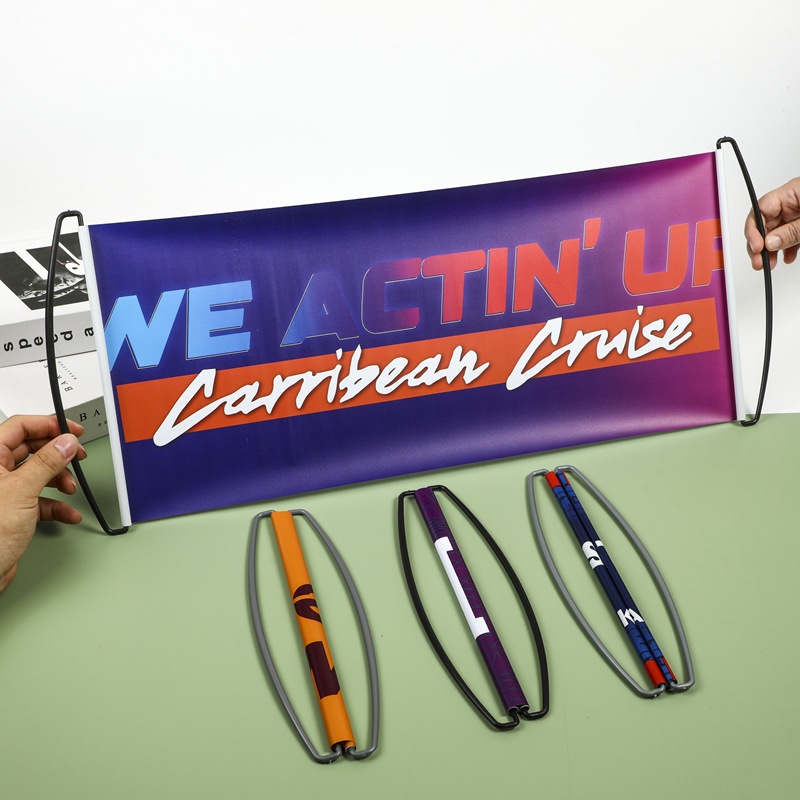 Custom Retractable Hand Held Banner